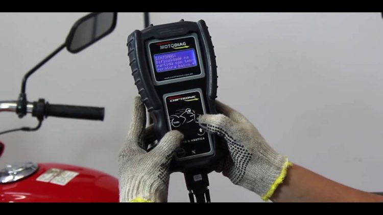 Vídeo Instruções de uso do Scanner Motodiag  Aula 1: Honda – CG 150 Titan
